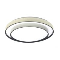 Plafon Fana 60w 3000-4200-6500k Blanco/negro 9x50x50cm 5400lm C/remoto y Reg.intensidad