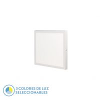 Panel Llano 36w 3000k-4000k-6500k 3,8x40x40 Cm Blanco 3600lm