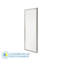 Panel Llano 72w 3000k-4000k-6500k 3,8x30x90 Cm Niquel 7200lm