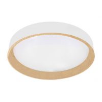 Plafon Morgan 60w 3000-4200-6500k Blanco/haya  7,5x50x50cm 5400lm C/remoto y Reg.intensidad