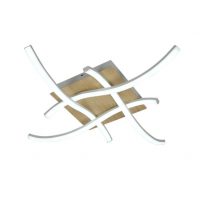 Plafon Murray 80w 3000-4000-6500k Blanco/haya 8800lm C/remoto,memoria Y Reg.intensidad 10,5x62,5x62,5cm