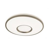 Plafon Perote 60w 3000-4000-6500k Blanco/Cuero 5880lm 8x49x49cm C/remoto Y Reg.intensidad