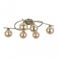 Plafon Varanasi 6xg9 Cuero 21x65x30 Cm