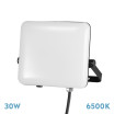 Proyector Destello 30w 6500k Blanco/negro 2700lm 90º  Ip65 13,3x16,5x3,8 Cm