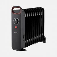 Radiador Aceite Lapacho 1000w Negro Termost.reg 11 Elementos Prot.seg.asa 38x46,5x14cm