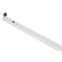 Regleta Para Tubo 1xt8 Led Mica 150cm Blanca 3,3x151x4,5 Cm