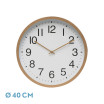 Reloj De Pared Castor Cobre/blanco 40x40x5 Cm Movimiento Continuo - Imagen 2
