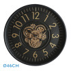 Reloj De Pared Lacio Oro/negro 46x46x8cm Engranajes Con Movimiento - Imagen 2