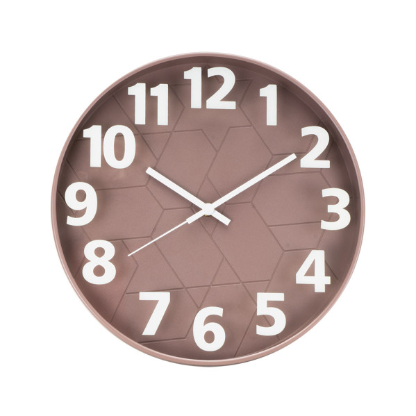 Reloj De Pared Mouse Marron 30d Mov.continuo