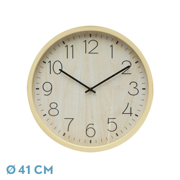 Reloj De Pared Padron Haya 41x41x5 Cm Movimiento Continuo