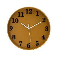 Reloj De Pared Parrot Amarillo 30d Mov.continuo