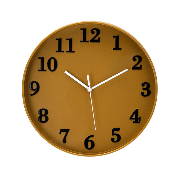 Reloj De Pared Parrot Amarillo 30d Mov.continuo