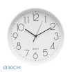 Reloj De Pared Tiempo Blanco 30d Mov.continuo - Imagen 2