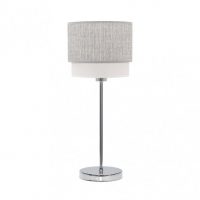 Sobre Mesa Kenya 1xe14 Gris/blanco 45x18x18 Cm