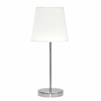 Sobre Mesa Maldivas 1xe14 Niquel/blanco 46x20x20 Cm