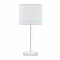 Sobre Mesa Trazos 1xe14 Celeste 42x17x17 Cm