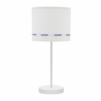 Sobre Mesa Trazos 1xe14 Lila 42x17x17 Cm