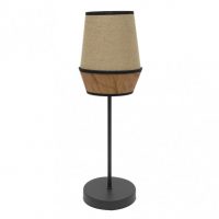 Sobremesa Alto Campana 1xe27 Saco/marron 74x25x25 Cm