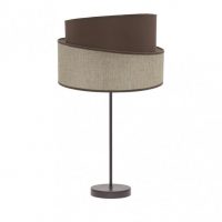 Sobremesa Alto Hara 1xe27 Marron/marron 66x35x35 Cm