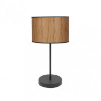 Sobremesa Alto Tapiro 1xe27 Pergamino/negro 63x30x30 Cm