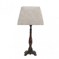 Sobremesa Ciclido 1xe27 Marron Rustico 38x2020 Cm