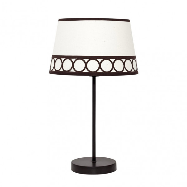 Sobremesa Dalia 1xe14 Beis/marrón 44x25x25 Cm