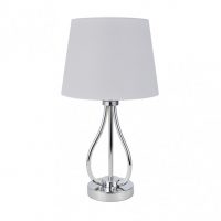 Sobremesa Dubrovnik 9w 4000k+ 1xe27 Cromo 675 Lm Doble Encendido 46x26x26 Cm