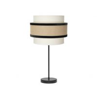 Sobremesa Gr. Cornalina 1xe27 Beis/negro 30d