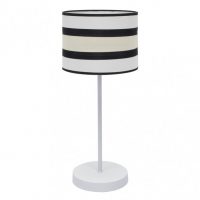 Sobremesa Grand. Karla 1xe27 Blanco/beis 61x25x25 Cm