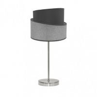 Sobremesa Hara 1xe14 Niquel/gris 45x18x18 Cm