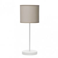 Sobremesa Ibor 1xe14 Blanco/piedra 42x17x17 Cm