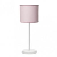 Sobremesa Ibor 1xe14 Blanco/rosa 42x17x17 Cm