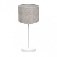 Sobremesa Jerte 1xe14 Blanco/cemento Gris 42x17x17 Cm