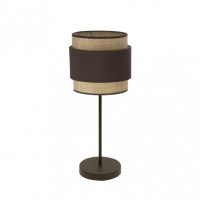 Sobremesa Kandy 1xe14 Natural/marron 45x18x18 Cm