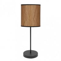 Sobremesa Tapiro 1xe14 Pergamino/negro 46x16x16 Cm