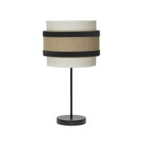 Sobremesa Peq. Cornalina 1x14 Beis/negro  47x18x18cm