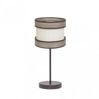 Sobremesa Peq. Home 1xe14 Marron/marron-beis 45x18x18 Cm