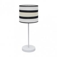 Sobremesa Peq. Karla 1xe14 Blanco/beis 42x17x17 Cm