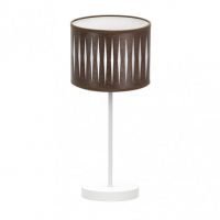 Sobremesa Piron 1xe14 Blanco/oxido 42x17x17 Cm