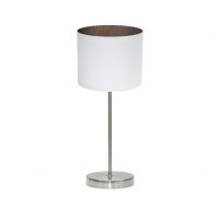 Sobremesa Tatiana 1xe14 Niquel/blanco-oxido 42x17x17 Cm