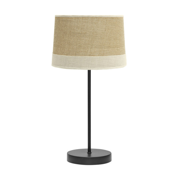 Sobremesa Tietar 1xe14 Saco/beis 44x22x22 Cm