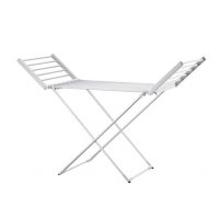 Tendedero Elect,plegable Palmito 220w Aluminio 2tend.laterales,cable1,2m 93x147x52,5cm
