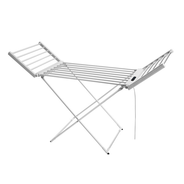 Tendedero Elect.plegable Silvestre 260w Aluminio  Temporizador .control Temp.cable1,2m 93x147x52,5cm