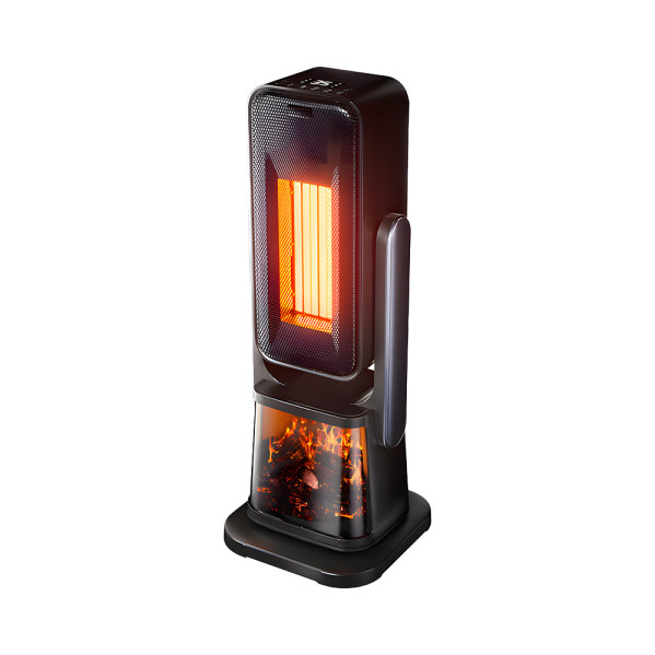 Termov.torre Ceramico Ptc 2000w Simoneta Negro 2potencias 4func. Termost.seguridad Remoto Y Display 58x22x22cm