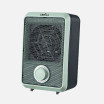 Termoventilador Elect.Carpe 600w Verde/negro Antivuelco,Prot.seguridad,termost.reg.18,7x11,7x10,3cm - Imagen 2