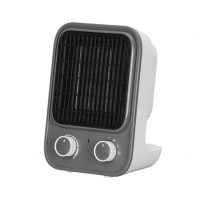 Termoventilador Ceramico Ptc Junco 1500w Gris/blanco 2pot.3fun.Antivuelco Segurid.Luz .ind.22,2x15,4x11,5cm