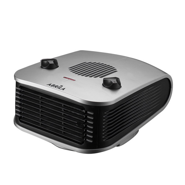 Termoventilador Ardor 2000w Plata/negro 2potencias 3funciones Termostato Regulabble Seguro15x24,5x32,5cm