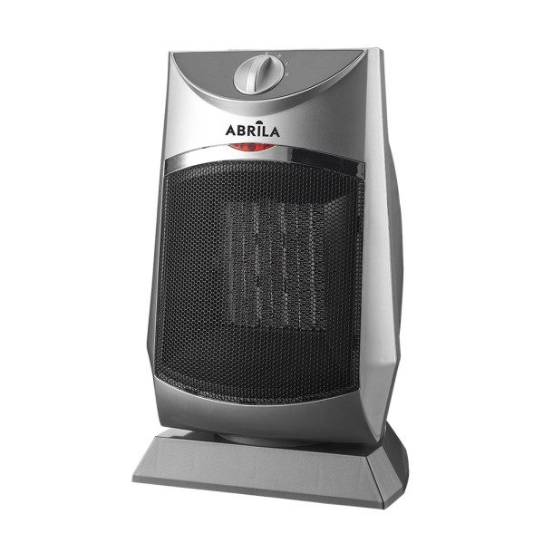 Termoventilador Ceramico PTC Calidez 1500w Plata 2potencias 3funciones.protecc.seguridad, Antivuleco 32,5x20x 17cm