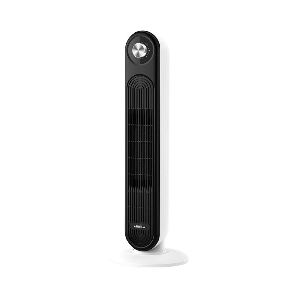 Termoventilador Ceramico Vert.grecia 2000w Negro/blanco 2pot.oscilante, Antivuelco, Termost. Prot.cal 69,8x24,5x24,5 Cm
