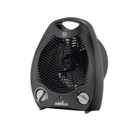 Termoventilador Electrico Yuste 2000w Negro Termostato Reg. 2Potencias 3funciones, Sist. Seguridad 29,5x21,9x13,1cm